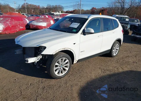 2015 BMW X3 xDrive28I from USA, damaged, VIN 5UXWX9C58F0D55364